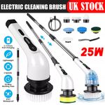 9 in 1 Electric Spin Scrubber Handheld Cleaning Brush Cordless Turbo Scrub Tool
