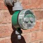2 Dials Electronic Automatic Water Timer Irrigation Watering Control 24Hr