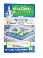 1962 League Cup Semi Final Blackburn Rovers v Rochdale 2nd May Rare Programme