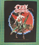 Ozzy Osbourne The Ultimate Sin Large Size Printed Sew On Back Patch Official