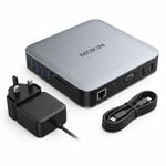 MOKiN USB C Docking Station for MacBook ,3 Monitor 65W Power 13 in 1, 2 HDMI
