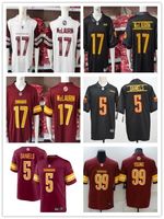 Men's NFL Daniels #5#17#99 Washington Commanders American Football Jerseys