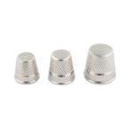 Dressmaker Thimbles Closed End Nickel Plated Steel Choose From 7 Sizes