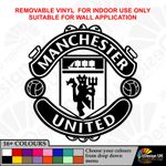 1x Manchester United Vinyl Sticker Bedroom Office Living Room Dining Room Walls