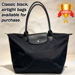 Le Pliage Large Tote Full Black Nylon Travel Shoulder Bag women Christmas gift