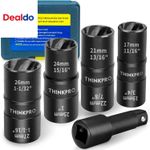 Thinkpro 5Pc Lug Nut Removal Tool Wheel Lock Remover Extractor Set 17mm to 27mm