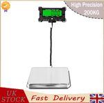 Heavy Duty LCD Digital Industrial Platform Postal Weighing Scales 200kg 440lbs