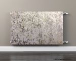 Champagne Crushed Velvet - LARGE 1500 WIDE - Magnetic Radiator Cover - Radwrap
