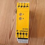 Wieland SNE 4003K Safety Relay 24V DIN Rail 4PST Indicator Light 8-Pin