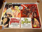 LUST FOR A VAMPIRE / THE LOSERS UK ORIGINAL QUAD FILM POSTER HAMMER DOUBLE BILL