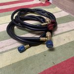 JAVAC EDGE PREMIUM ALL REFRIGERANT CHARGING HOSES (2 PIECES)72" 800PSI SAE J2196
