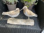 Hand Carved Archipelago Wooden Birds   Plover  collectable 