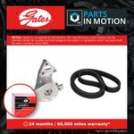 Drive Belt Kit fits VW GOLF Mk4 1.9D 99 to 06 Set Gates VOLKSWAGEN Quality New