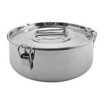 Stainless Steel Flan Mold 60 Oz Compatible with 6 Qt
