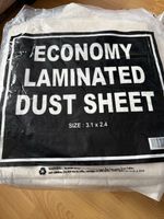 ECONOMY LAMINATED DUST SHEET WATERPROOF 10FT X 8FT PROFESSIONAL DECORATING PAINT