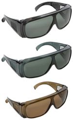 SUNSHIELDS Atlantis Sunglasses Hunting Polarised Tinted Frame Vented Marked Case