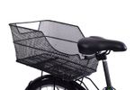 Rear Bike Basket Carrier Fitting Pannier Rack Shopping Large Wire Mesh Black