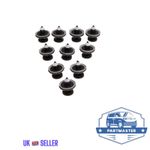 10X DOOR CARD PANEL TRIM CLIPS FOR VW CADDY POLO GOLF PASSAT TOURAN 6Q0868243