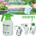2 5L 8L 10L Garden Pressure Spray Bottle Hand Pump Sprayer Weed Chemical Updated