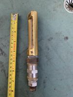 Vintage Industrial Brass Thermometer