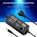 Adjustable Voltage Power Supply Adapter AC /DC Switch 1-24V LED Display EU US 