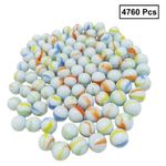 Milky Glass Marbles | Traditional Vintage Classic Kids Toys Games 78-2720pcs