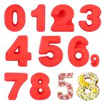 Silicone XL Number Mould EXTRA LARGE Birthday Cake Baking Tin Mould 0-9 1 2 3