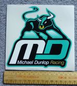Michael Dunlop MD ROAD RACING Isle of Man TT (15cm) sticker (x1)