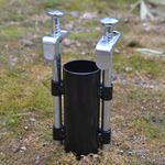 Outdoor Canopy Pole Holder Durable Aluminium Alloy Camping Tent Rod Fixed Stand