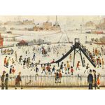 L S Lowry - Childrens Playground - MEDICI POSTCARDS