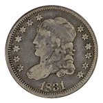 1831 Capped Bust Half Dime Fine Condition