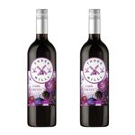 Three Mills 5% ABV Dark Fruits Fruit Fusion British Made Wine | 2 x 75cl Bottle