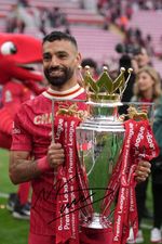 MOHAMED MO SALAH - LIVERPOOL AUTOGRAPH SIGNED PHOTO POSTER PRINT