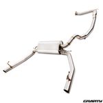 STAINLESS CATBACK EXHAUST SYSTEM CAT BACK FOR HONDA CIVIC FN2 TYPE R 2.0 05-11