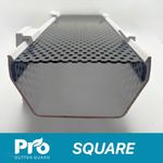 Square 114mm - Pro Gutter Guard (SAMPLE) - UK Guttering Leaf  Guard Cover