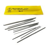 Cutting Broaches Set 0.9mm - 4.0mm Enlarge Holes in Bushes Drilled Jewellery