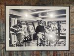 Oasis Live At The Virgin Megastore Framed Photo Signed By Brian Cannon, Microdot