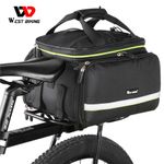 WEST BIKING Bike Bicycle Rear Seat Rack Carrier Bag Trunk Bag Pannier Waterproof