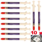 10X Silicone Thermal Heatsink Compound Cooling Paste Grease Syringe PC Processor