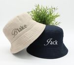 Childs Summer Hat. Embroidered Beach Hat. 4 Colours. Toddler Sun Hat.  2-6 Years