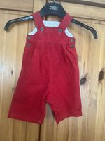 Baby’s Red Corduroy Dungarees Size 3mths Brand New Excellent  Quality