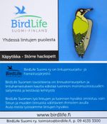 RSPB Pin Badge International Finland Green Woodpecker (wrong back card) P03233