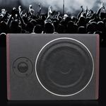 8inch Car Underseat Slim Amplifier Subwoofer Speaker Audio Box 600W