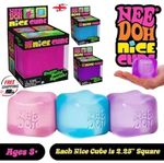 Nice Cube Nee Doh Stress Ball Sensory Toys Needohs Fidget Anxity Groovy Blue