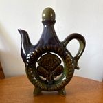 Malva" (Мальва) kumanets, a traditional Ukrainian ceramic ring flask