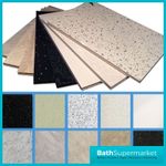  5 Pack UPVC Bathroom Shower Wall Cladding Panels Waterproof Shower Panels 