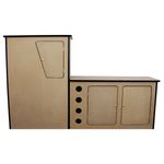 Camper Van Kitchen Furniture Motorhome Unit Pod for VW T4 LHD