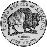 USA Westward Journey 2005 D mint American Bison Nickel BUNC 5 Cent Coin