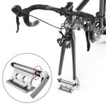 Outdoor Bicycle Fork Holder Mountain Bike Front Wheel Mount Block Accessory