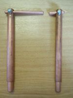Copper Spot Welding Arms 150mm 20mm Electrode Holder Pair With Electrodes Pair
